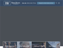 Tablet Screenshot of barrattorneys.com
